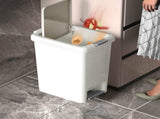 Step On Trash Can with Lid 8L Kitchen Bathroom Waste Bin Foot Pedal Stainless Steel Touchless V1189-LWWAL-20260401-05891