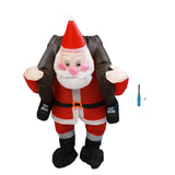 Santa Costume Funny Father Christmas Riding Inflatable Show Party Cosplay Role Playing Props V1294-YM0703-3115230047711