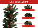 Christabelle 2.7m Christmas Garland with Pine Cones & Berries Pine Tree Decoration Ornament 112_BHZG9