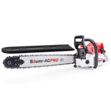 BAUMR-AG Petrol Commercial Chainsaw 24 Bar E-Start Chain Saw Top Handle Pruning V219-CHNSAWBMRC9X2