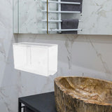 Clear Wall Mount Paper Towel Dispenser with Convenient Design for Home Use V1369-AZ3-W-22559