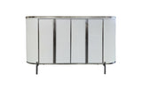 Kingsley Sideboard / Buffet Table - White V292-BFT-KINGSLEY-WHITEBASE-WHITEMARBLE