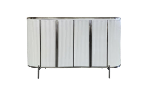 Kingsley Sideboard / Buffet Table - White V292-BFT-KINGSLEY-WHITEBASE-WHITEMARBLE