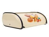Bread Box Exquisite Elegant Drum Type Metal Bread Storage Bin for Bread Cake Doughnut Biscuit Food V1294-YM0901-3118240122412