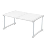 Expandable Cabinet Shelf Carbon Steel ABS PP Closet Storage Shelf Cabinet Organizer Riser Rack for V1294-YM0901-3117240329313