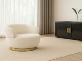 Interior Ave - Luna Swivel Armchair - Vanilla Oat V355-IA-OCC-LUN-NAT