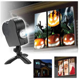 Christmas and Halloween Hologram Projector Window Projector LED V1188-XJCJ-142427