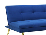 Levede Sofa Bed Convertible Velvet 3 Seater SOFABED1006-BL