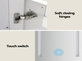 Bathroom Mirror Cabinet LED 500x720mm Medicine Wall Storage BV-MC-LED-SD01-WH