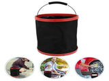 Foldable Water Bucket Portable Basin with Comfortable Handle for Outdoor Use V1366-AZ2-W-21520