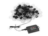 Outdoor String Light with 40 G50 Bulb Waterproof Solar USB Charging Transparent Shell Decorative LED V1294-YM0901-3119240046511