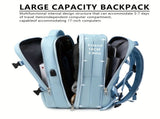 Expansion Backpack Travel Backpack Expandable Storage Multiple Compartments - Beige - Size L V1347-DSZ-BP-001-BEG-L