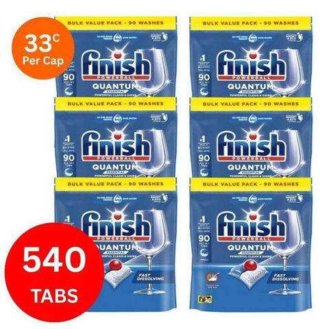 Finish Quantum x 540 Dishwasher Tablets FINISH-3293653X6
