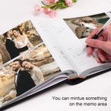 Photo Album With Front Window, Holds 200 4x6 Photos, Acid Free PVC Free Pages With Memo Space, For V1237-ZY-807-325