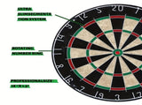 18-inch sisal dartboard, 45cm sisal round net dartboard, digital printed sisal dartboard, sisal dart V1106-HEFB-002