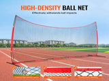 Barricade Backstop Net, 20x10 ft Ball Sports Barrier Netting, Portable Practice Equipment with Carry V952-DQW2010YC000EHXS0V0