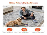Area Rug, 2743.2 x 3658 mm Large Washable Boho Rug, Non-Slip and Tear-Resistant Soft Carpet, Pet & V952-JXTDDT9X12FTN8946001V0