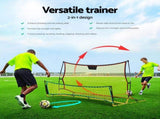 Everfit 2.1m Football Soccer Net Portable Goal Net Rebounder Sports Training Yellow PN-S015-XL-YE
