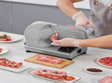 Meat Slicer, 180W Electric Deli Food Slicer with 7.5" SUS420 Stainless Steel Blade and Blade Guard, V952-JYDRQPJ180WJFCEOPV3