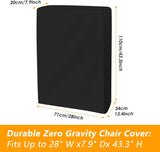 Garden chair covers - 2 pieces waterproof- windproof- UV resistant- hydrophobic Oxford material for V1259-DP01-BO-235