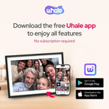 10.1 Inch Digital Picture Frame - 1280 * 800 HD WiFi Enabled with Load from Phone Capability, 32GB V498-DIGITALFRAMEDW