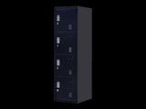 4-Door Vertical Locker for Office Gym Shed School Home Storage V63-832551