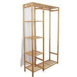 Open Wardrobe Clothes Rail Rack Hanging Garment Heavy Duty Organizer Coat Shelf V767-ZJJ217-G1