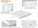 Flush Mount Ceiling Lights LED, Square White V178-36331