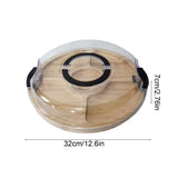 Wood Charcuterie Board with Clear Lid Travel Portable Cheese Board Box Cutting Board for Kitchen V1366-AZ2-W-12939