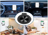 Vacuum Magnetic Suction Cup Phone Car Mount Folding Swivel Stand Rotation Electric Vacuum for V1259-DP01-A-3043