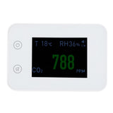2.8in Air Quality Detector Infrared Induction Digital CO2 PM2.5 Tester USB Charging White V1294-YM0718-3113210006611