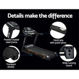 Everfit Treadmill Electric Home Gym Fitness Exercise Machine Hydraulic 420mm TMILL-TITAN42-SIM