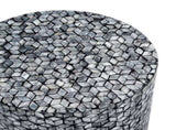 BLAKE CIRCULAR SHELL STOOL/SIDE TABLE V742-VS1