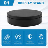 Motorized Rotating Display Stand, 360 Degree Photography Turntable with 6 PVC V1369-AZ3-W-11497