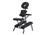 Zenses Portable Massage Chair Lightweight Folding Tattoo Lash Beauty Bed MT-CHR-40-BK