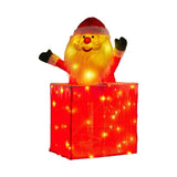 Christabelle 76cm Santa in Chimney Christmas Tree Warm White LED Lights Animated Decoration Orn 112_SHE104
