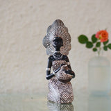 African Girl Exotic Figurine Lady Women Tribal Figurines Ornament Decorative Statue Home Decorations V1370-AZ4-04758
