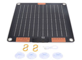 Solar Panel Double Sided 20W Dual TYPE C Output 5V 2A Ultra Thin Portable Solar Panel for Travel V1294-YM0901-3111250026711
