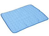 Pet Cooling Mat Breathable Soft Summer Dog Cat Sleeping Pad for Kennel Sofa Bed FloorBlue XXL V1294-YM0714-3117210151516