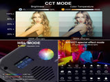 Handheld On-Camera Led Light With 2500-9900K & Rgb Fill For Photography PRL-436UP