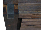 Tallboy with 4 Storage Drawers Solid Wooden Assembled in Chocolate Colour V43-TBY-NOW-CHK