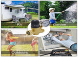 3/4In Water Pressure Regulator with Pressure Gauge For Camper Garden Hose Traile V1189-LWWAL-20260327-04009
