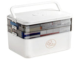 Extra Large 3-Tier Medicine Organizer, XXL Pill Box 7, Travel-Friendly with Labels, 3 Times a V1369-AZ3-W-08584