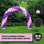 3x4m Full Set Balloon Arch Column Kit Floor Base Stand For Wedding & Party V63-828081