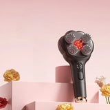 Cat Paw Full-Body Massage Comb, Multi-Level Microcurrent Red Light, Detachable & Washable, Stress V1385-MZAMY-WU-1007-006