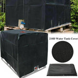 Container Aluminum Cover Rain Water Tank Oxford Cloth Sunshade Water Proof Protective Hood 1000 L V1369-AZ3-W-03165