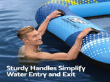 Bestway Inflatable Floating Island Float Lounger Sunshade Pool Bed 3.05Mx1.86M BW-FLOAT-43645