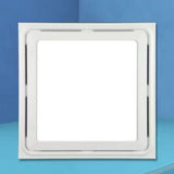 Powerful Bathroom Exhaust Fan With Led Lights 30*30Cm Exhaust Fan White Abs Smile Home V1189-LWWAL-20260327-04399
