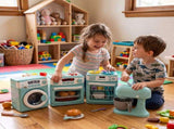 4 Piece Home Appliance Toy Mixer, Washing Machine, Oven & Dishwasher, With Lights & Sound V196-8026-58