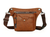 Men's Drop Leg Bag Outdoor Waist Pack - Crossbody Shoulder Bag for Travel, Cycling, Hiking V1258-WAIST-BAG-01-LBR